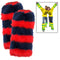 Leg Warmers 2 Pack Navy Blue/Red