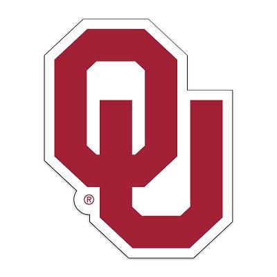 Oklahoma Sooners Magnet Car Style 12 Inch