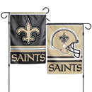 New Orleans Saints Flag 12x18 Garden Style 2 Sided