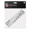 Cleveland Browns Decal 6x6 Perfect Cut Chrome