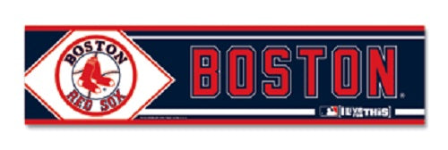 Boston Red Sox Bumper Sticker - Alternate Design