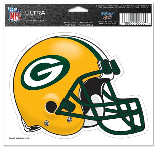 Green Bay Packers Decal 5x6 Ultra Color