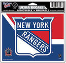 New York Rangers Decal 5x6 Ultra Color