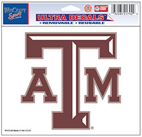 Texas A&M Aggies Decal 5x6 Ultra Color