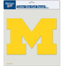 Michigan Wolverines Decal 8x8 Die Cut Color