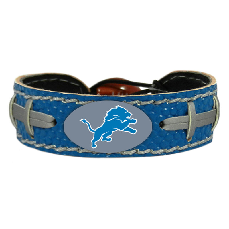 Detroit Lions Team Color Football Bracelet
