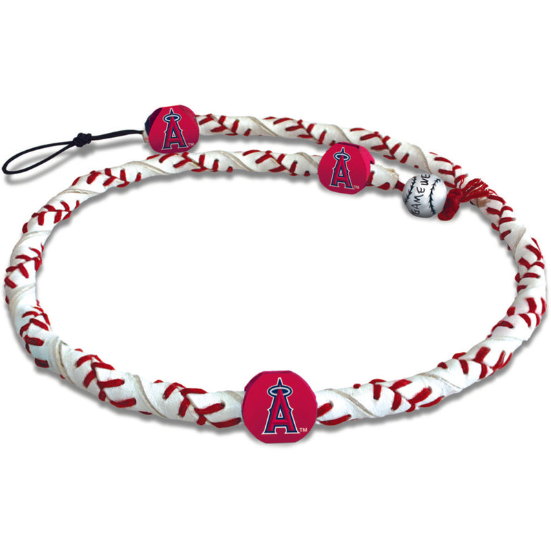 Los Angeles Angels Classic Frozen Rope Baseball Necklace