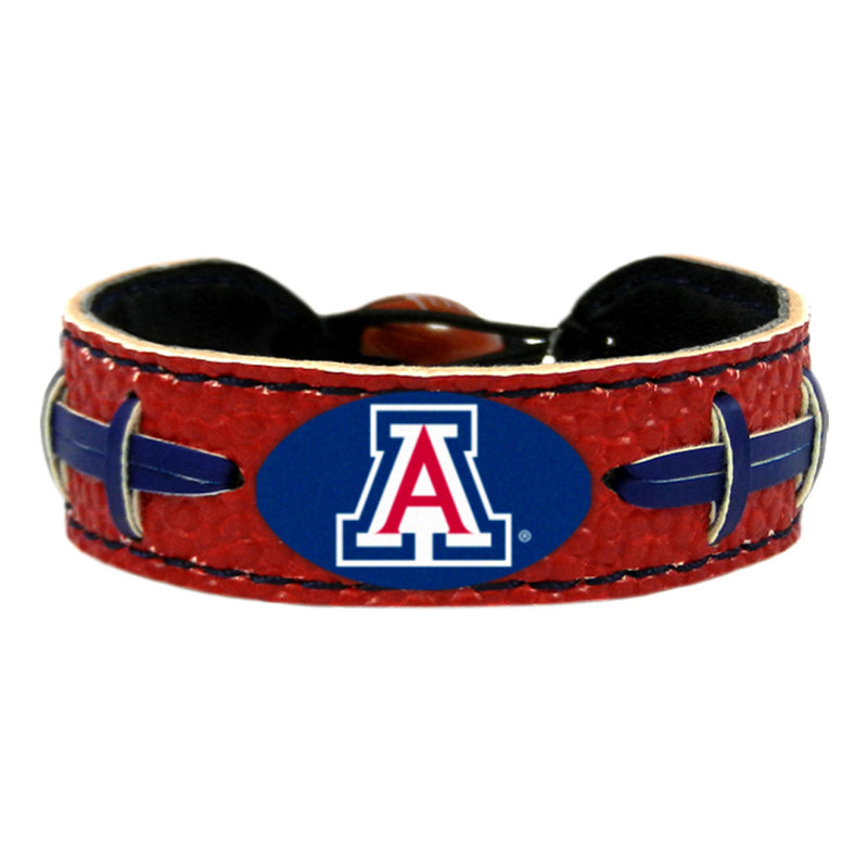 Arizona Wildcats Team Color Football Bracelet