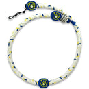 Milwaukee Brewers Team Color Frozen Rope Baseball Necklace