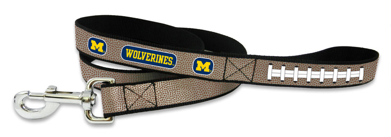Michigan Wolverines Reflective Football Leash - L