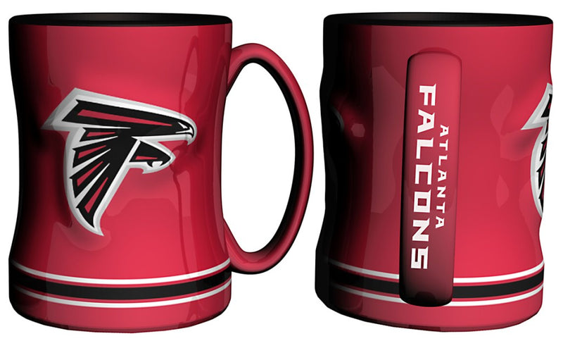 Atlanta Falcons Coffee Mug - 14oz Sculpted Relief