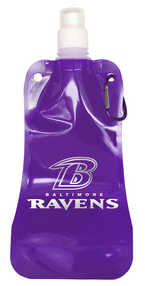 Baltimore Ravens 16 ounce Foldable Water Bottle