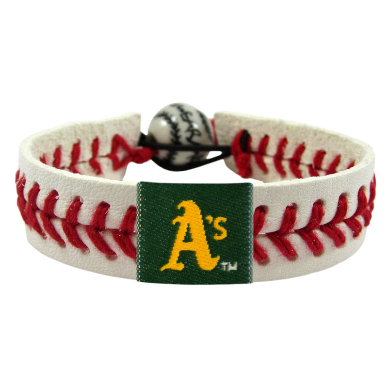 Oakland Athletics Classic Baseball Bracelet