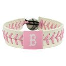 Boston Red Sox Bracelet Baseball Pink