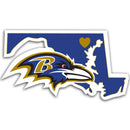 Baltimore Ravens Decal Home State Pride