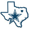 Dallas Cowboys Decal Home State Pride