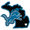 Detroit Lions Decal Home State Pride