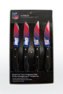New York Giants Knife Set - Steak - 4 Pack