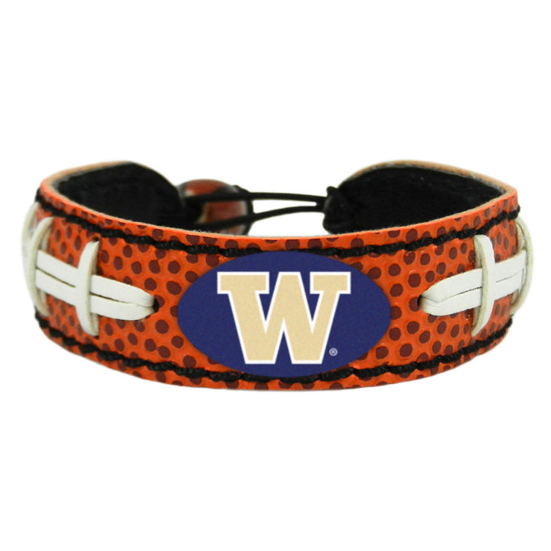Washington Huskies Classic Football Bracelet
