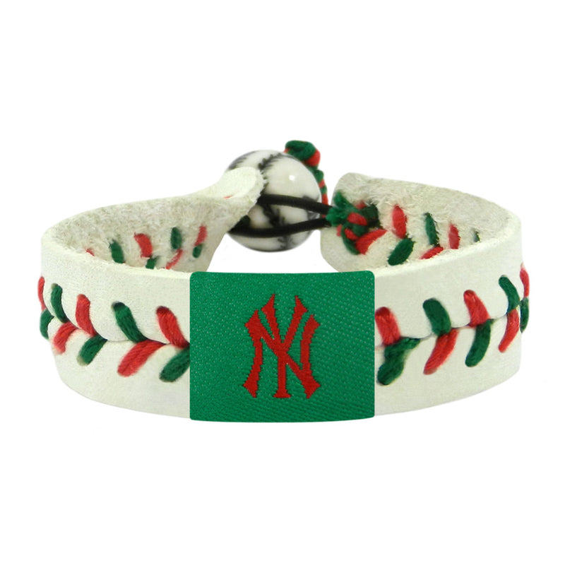 New York Yankees Holiday Baseball Bracelet