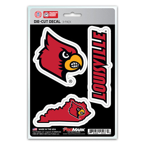 NCAA - Louisville Cardinals - Decals Stickers Magnets