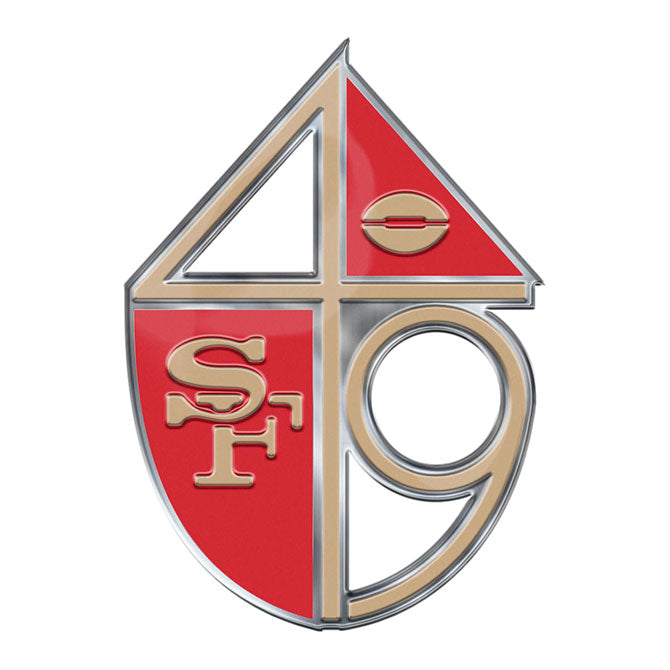 San Francisco 49ers Auto Emblem Color Alternate Logo