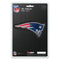 New England Patriots Decal 5x8 Die Cut 3D Logo Design