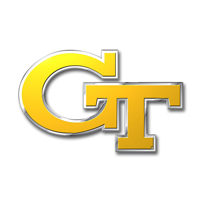 Georgia Tech Yellow Jackets Auto Emblem - Color