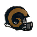 Los Angeles Rams Auto Emblem Helmet Design