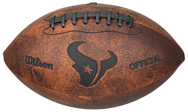 Houston Texans Football - Vintage Throwback - 9 Inches