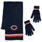 Chicago Bears Scarf and Glove Gift Set Chenille