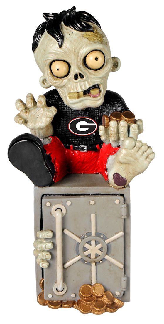 Georgia Bulldogs Zombie Figurine Bank