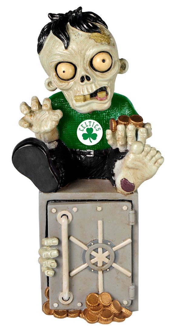 Boston Celtics Zombie Figurine Bank