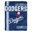 Los Angeles Dodgers Blanket 46x60 Micro Raschel Walk Off Design - Special Order