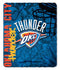 Oklahoma City Thunder Blanket 50x60 Fleece Hard Knock Design