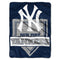 New York Yankees Blanket 60x80 Raschel Home Plate Design