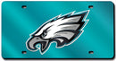 Philadelphia Eagles License Plate Laser Cut Green