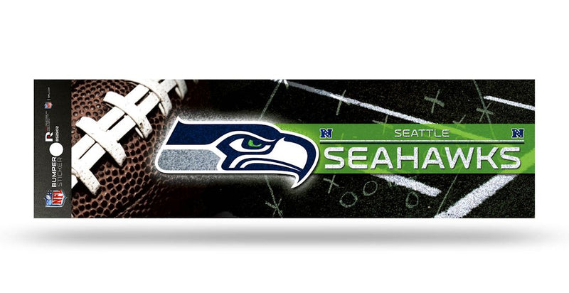 Seattle Seahawks Decal Bumper Sticker Glitter
