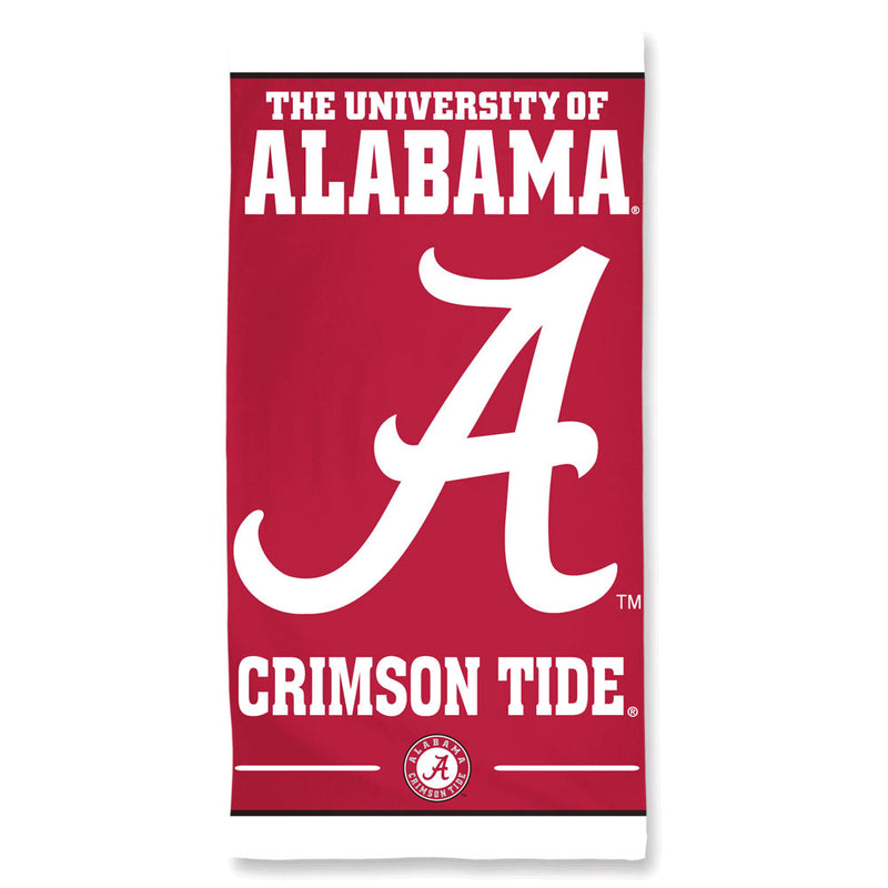Alabama Crimson Tide Towel 30x60 Beach Style