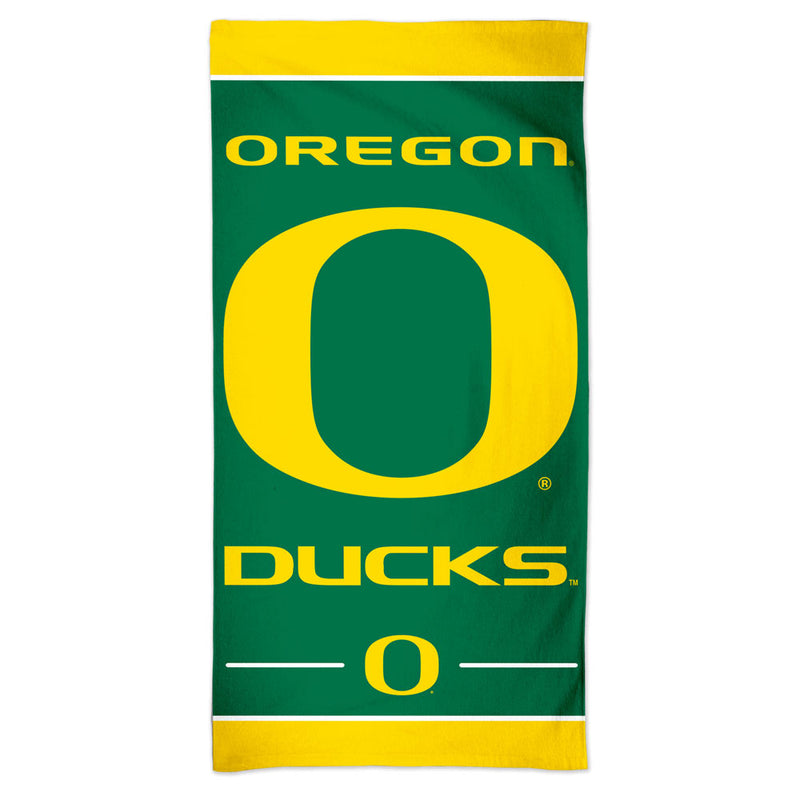 Oregon Ducks Towel 30x60 Beach Style