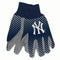 New York Yankees Gloves Two Tone Style Adult Size Size